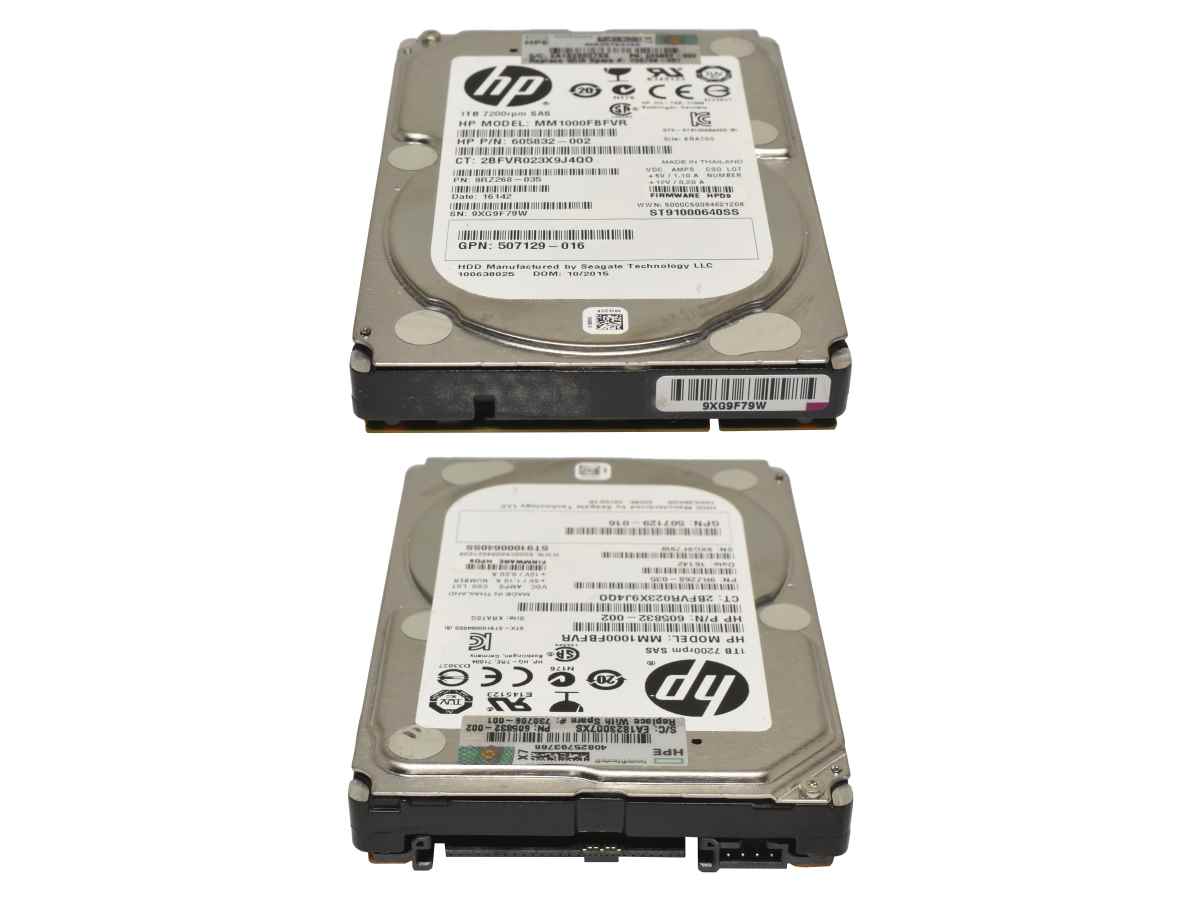 HP 1TB 2.5" 7.2K 6G SAS HDD HotSwap Festplatte MM1000FBFVR 605832-002