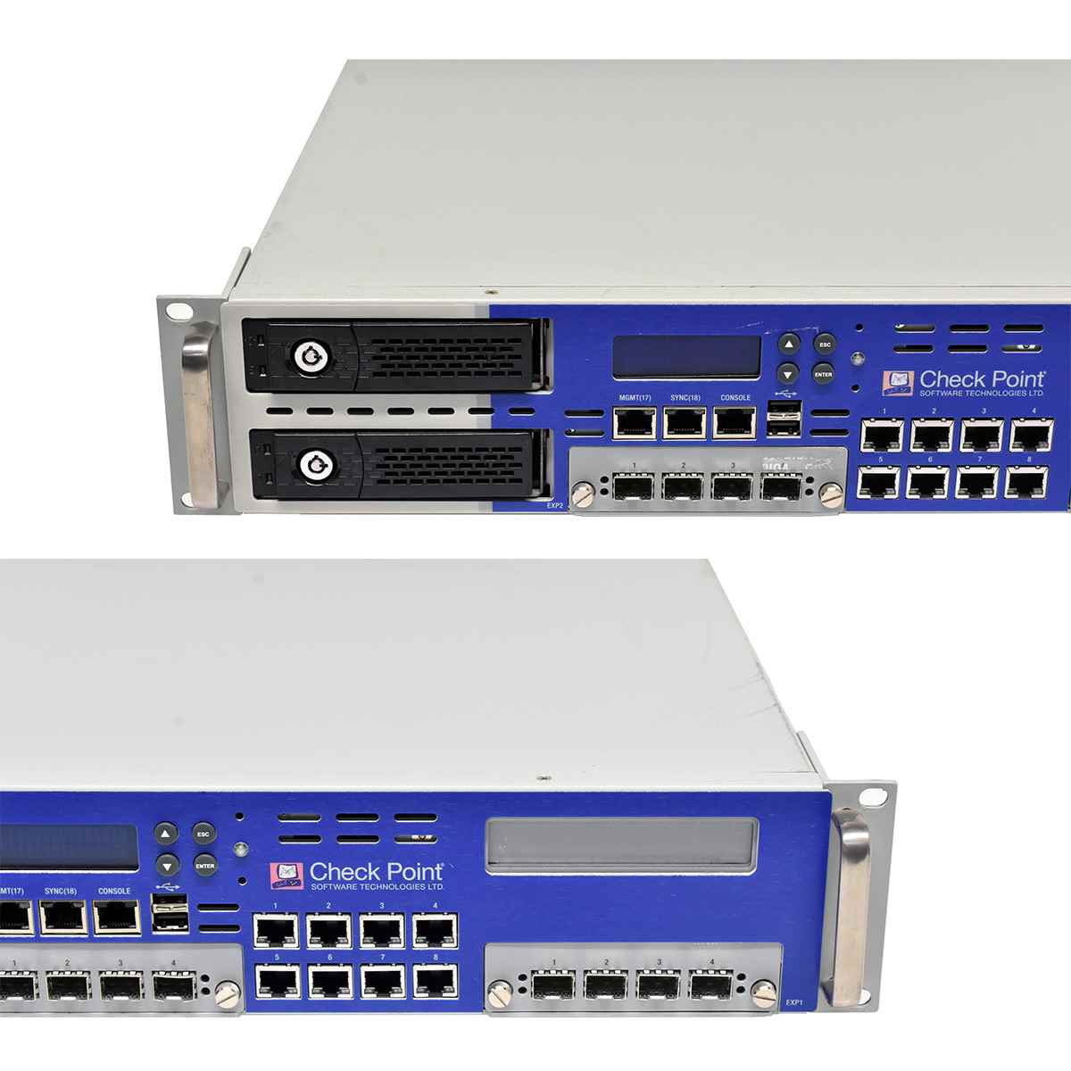 Check Point P-20 Power-1 9070 16-Port GE Firewall +HDDs +OS 4x Mini GBICs