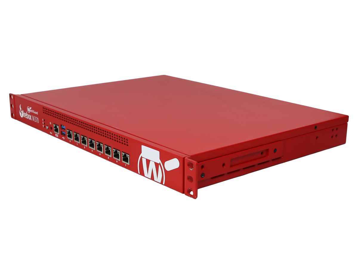 WatchGuard Firebox M370 WL6AE8 277-M670-001 8-Port RJ-45 GE Firewall Rack Ears