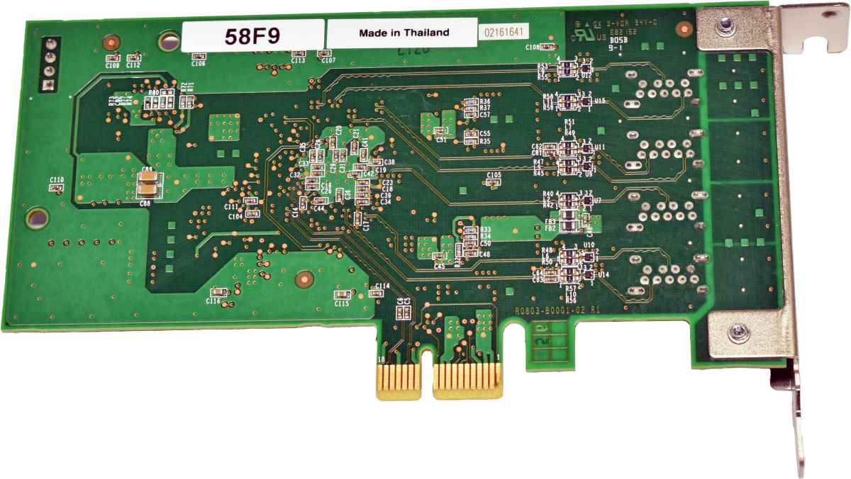 IBM 00E2931 Quad-Port USB 3.0 Adapter PCIe x1 LP