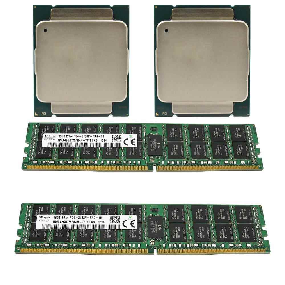 2x SKhynix 16GB 2Rx4 PC4-2133P DDR4 RAM 2x Intel Xeon E5-2630L V3 20 MB Cache 1.8 GHz 8 Core FCLGA2011-3 SR209 2x SKhynix 16GB 2Rx4 PC4-2133P DDR4 RAM 2x Intel Xeon E5-2630L V3 20 MB Cache 1.8 GHz 8 Core FCLGA2011-3 SR209