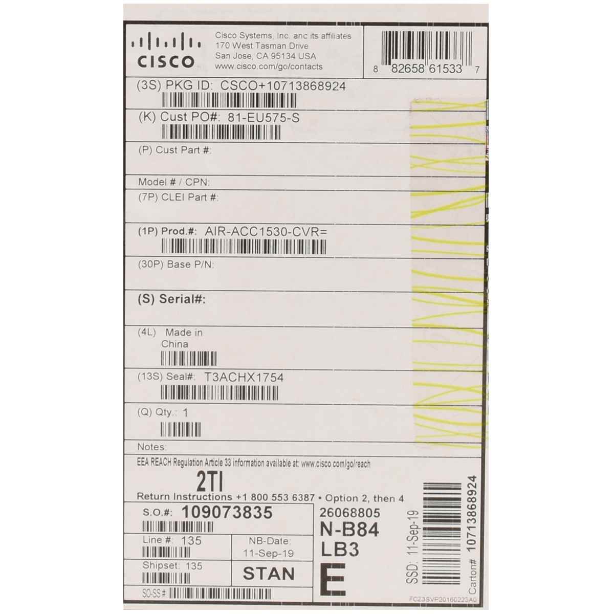 Cisco AIR-ACC1530-CVR Abdeckung & Solar Sheild für Aironet 1530 NEU / NEW Cisco AIR-ACC1530-CVR Abdeckung & Solar Sheild für Aironet 1530 NEU / NEW