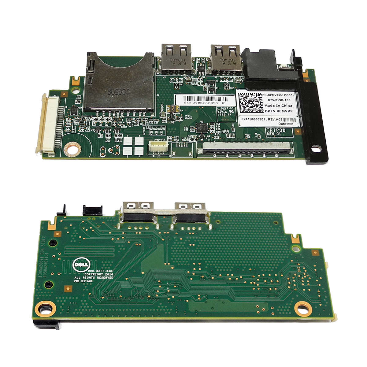 DELL-0CMVRK-I-O-Front-Control-Board-für-PowerEdge-005.jpg DELL 0CMVRK I/O Front Control Board für PowerEdge R630 + MB/VGA Kabel