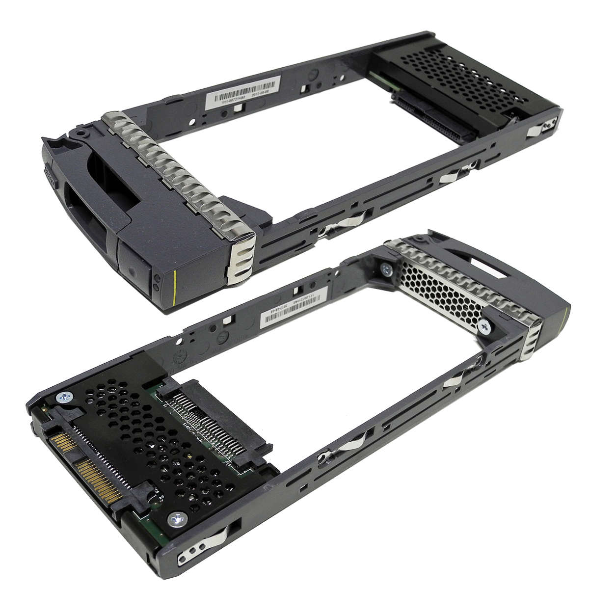 NetApp-2-5-Zoll-SAS-HDD-Caddy-Festplatte-Rahmen-11-001.jpg 48 StückNetApp 2.5 Zoll SAS HDD Caddy / Festplatte Rahmen 111-00721+A0 DS2246 DS2552