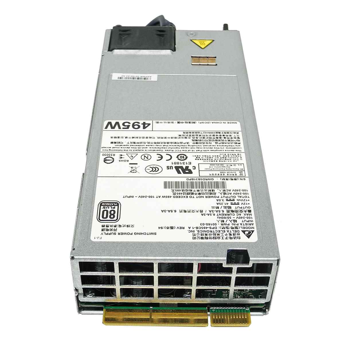 Arista PWR-00160-03 Power Supply/Netzteil DPS-495CB-1 A für DCS-7050SX Switches Arista PWR-00160-03 Power Supply/Netzteil DPS-495CB-1 A für DCS-7050SX Switches