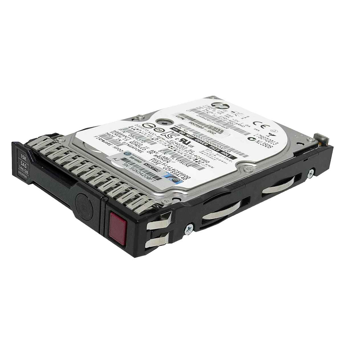 2 x HP 600GB 2.5" 6G 10k SAS HDD HotSwap Festplatte 653957-001 652566-003