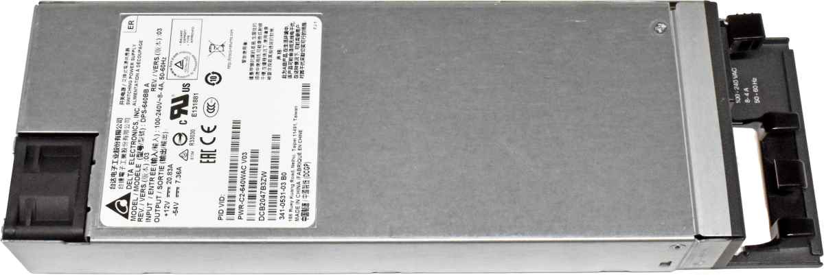 Cisco Delta Power Supply 640W PWR-C2-640WAC DPS-640BB A 341-0531-03 Cisco Delta Power Supply 640W PWR-C2-640WAC DPS-640BB A 341-0531-03
