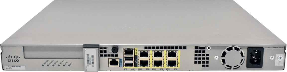 Cisco ASA 5515-X 6-Port Gigabit Ethernet Adaptive Security Appliance +Caddy no HDD