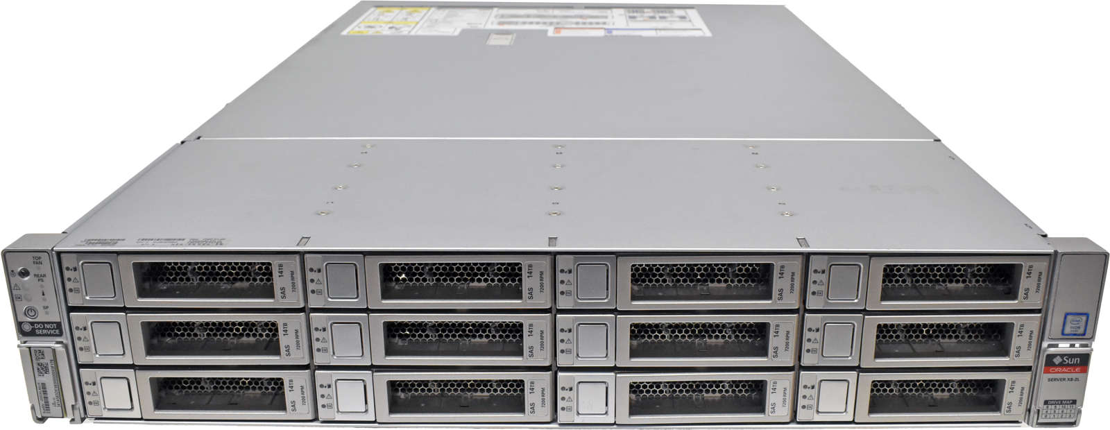 Sun-Oracle-X8-2L-Rack-Server-2x-Silver-4108-64-GB-001.jpg Sun Oracle X8-2L Rack Server no CPU no PC4 RAM 2x HS 12x LFF 3,5 ohne HDD SAS9361-16i