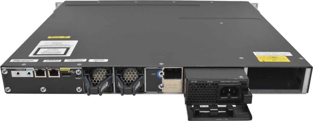 Cisco Catalyst WS-C3560X-48PF-S 48-Port RJ-45 PoE+ GE Switch +C3KX-NM-1G 1x PSU