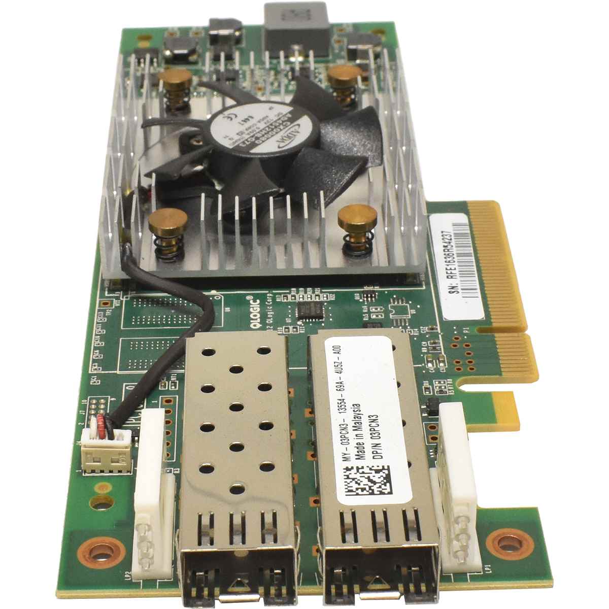Dell QLogic QLE2662L-DEL Dual-Port 16Gb PCIe x8 FC Server Adapter 03PCN3 ohne Bracket Dell QLogic QLE2662L-DEL Dual-Port 16Gb PCIe x8 FC Server Adapter 03PCN3 ohne Bracket