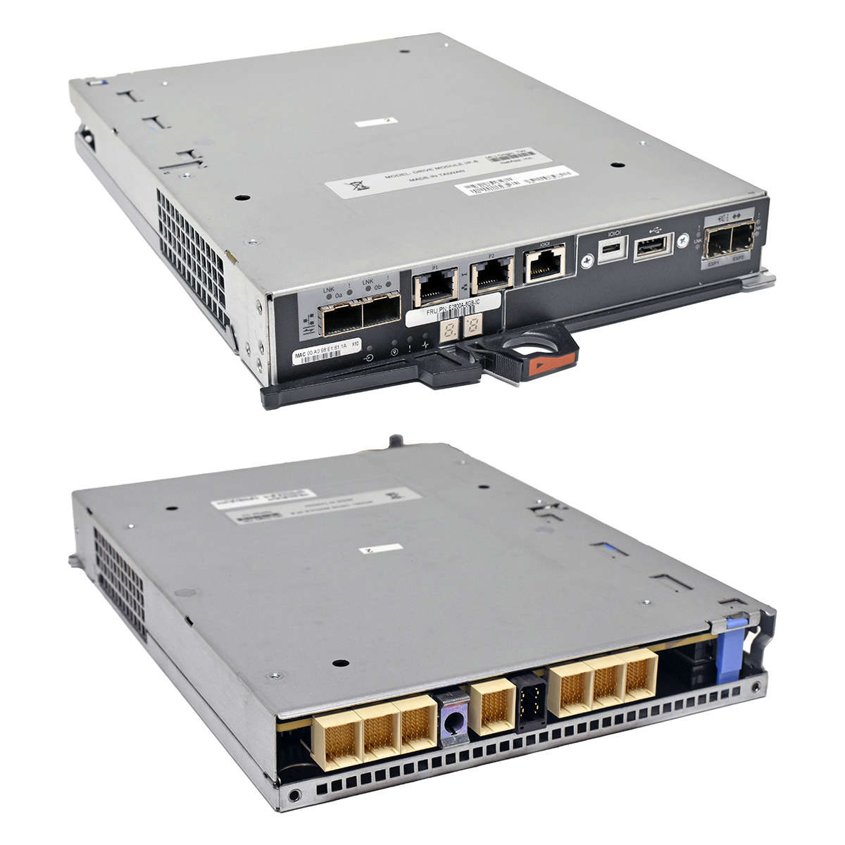 NetApp-E2800-Controller-für-E-Series-E2800A-8GB-IC-005.jpg NetApp E2800 Controller für E-Series E2800A-8GB-IC 111-03736 2x 16G/10GE SFP+