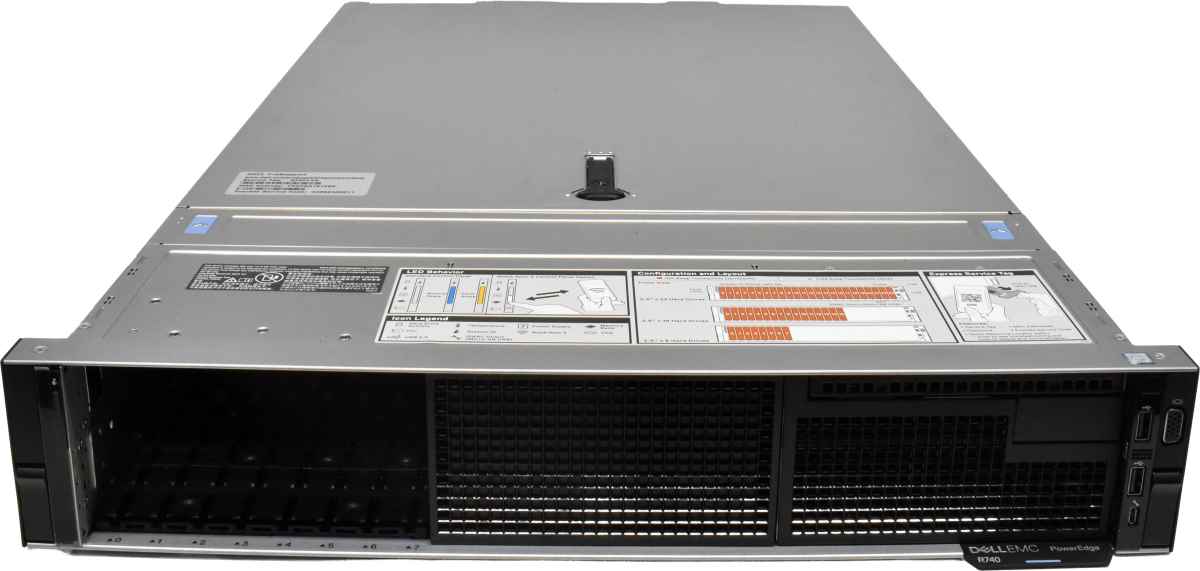 Dell PowerEdge R740 ohne CPU 0 RAM 2x Kühler H750 Controller 8x SFF 2,5