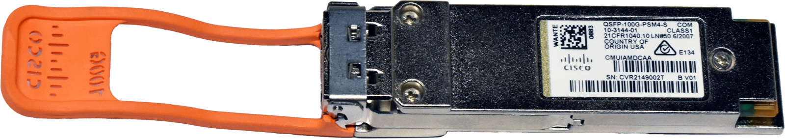 Cisco QSFP-100G-PSM4-S 10-3144-01 Transceiver Module MPO 500m over SMF