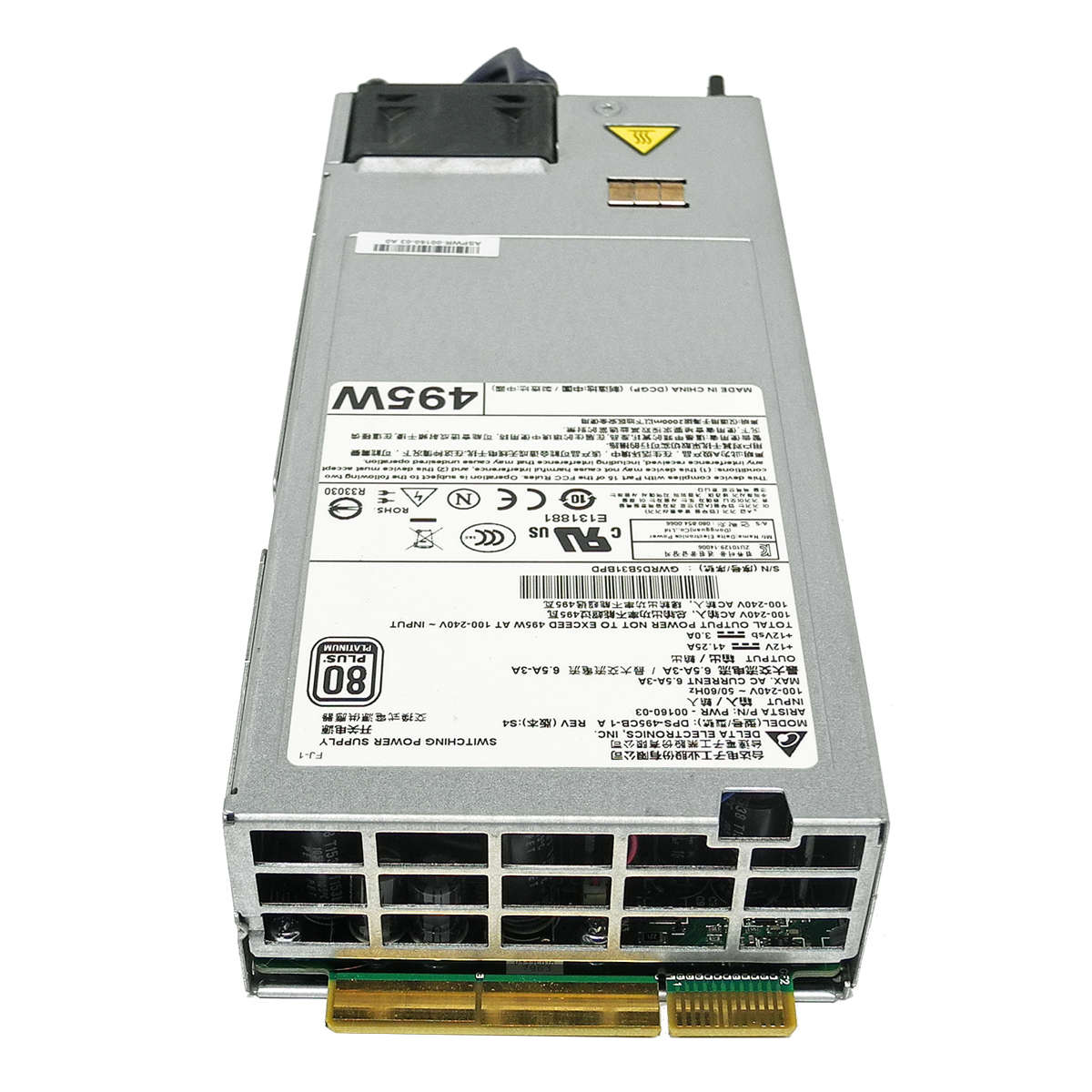Arista Delta DPS-495CB-1 PWR-00160-03/04 Power Supply for DCS-7050
