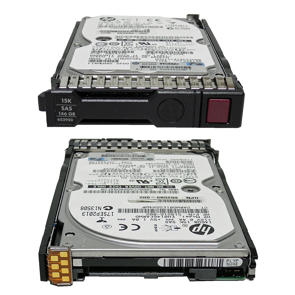 HP 300GB 2.5" 15k 6G DP SAS HDD Festplatte 653960-001 G8-G10 Servers