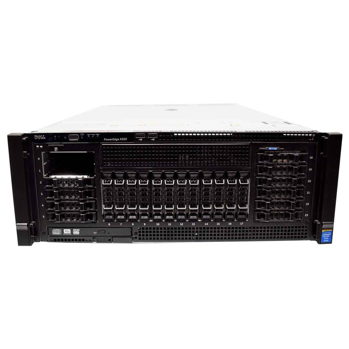Dell PowerEdge R920 Server 2 x E7-2890 v2 2.8 GHz  CPU 0 RAM PERC H730p 24 Bay 2,5