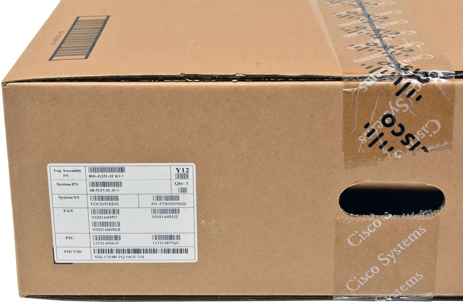 Cisco Nexus Fabric Extender N2K-C2348UPQ-10GE V02 68-5137-02 +Accessories NEW