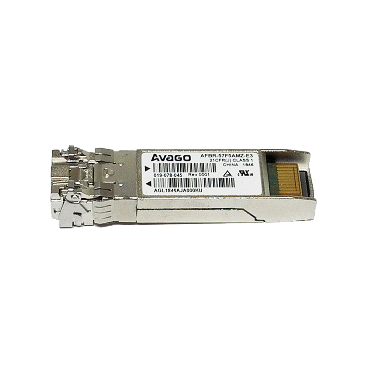 AVAGO AFBR-57F5AMZ-E3 EMC 16Gb FC SFP+ SWL 850 nm Transceiver 019-078-045 AVAGO AFBR-57F5AMZ-E3 EMC 16Gb FC SFP+ SWL 850 nm Transceiver 019-078-045