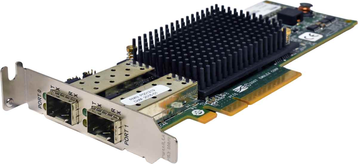 IBM Emulex LPE12002 00JY848 Dual-Port 8G SFP+ PCIe x8 FC HBA LP