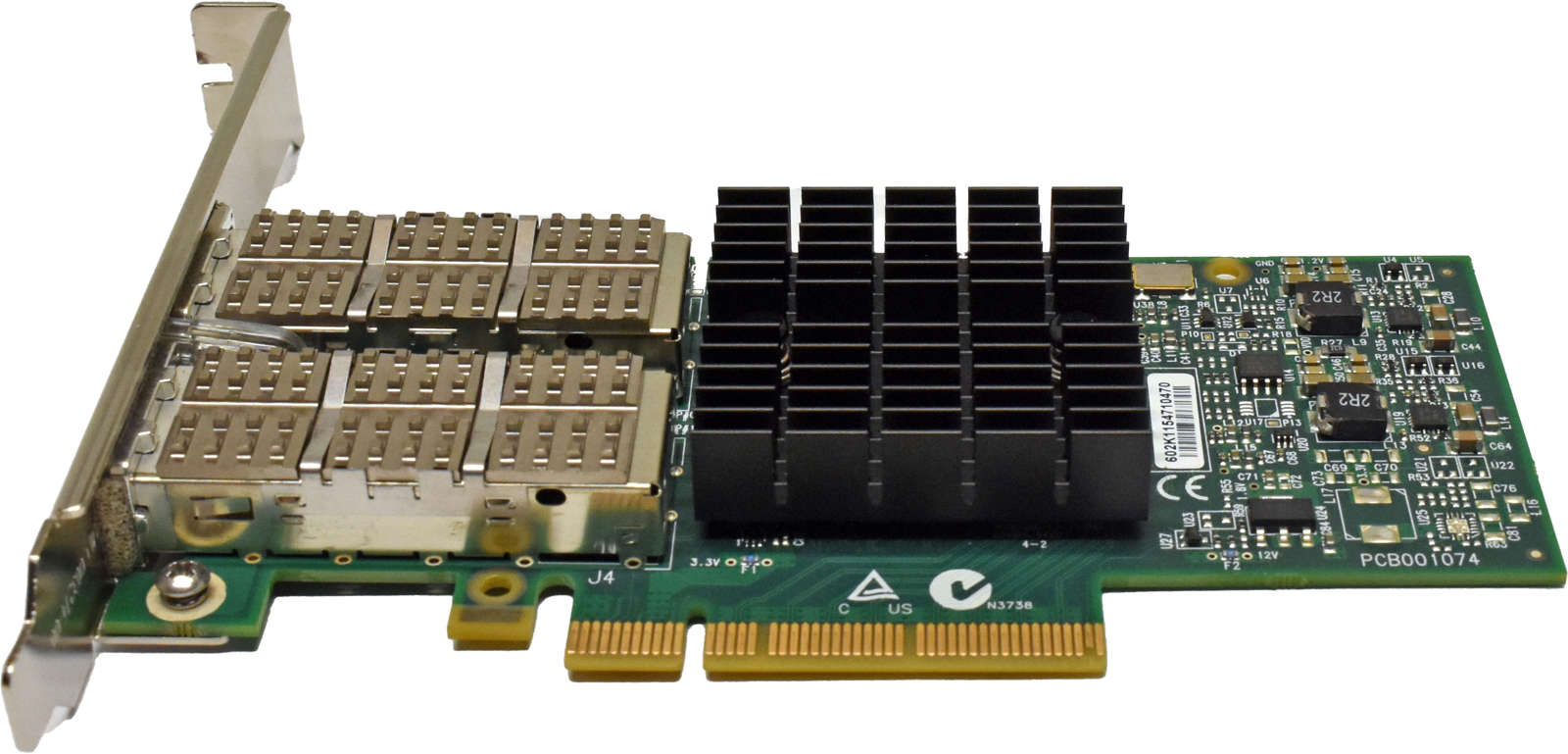 HP-764736-001-Rev-A2-InfiniBand-FDR-Ethernet-10Gbi-001.jpg HP 764736-001 Rev A2 InfiniBand FDR/Ethernet 10Gbit/40Gbit PCIe Adapter High Profile