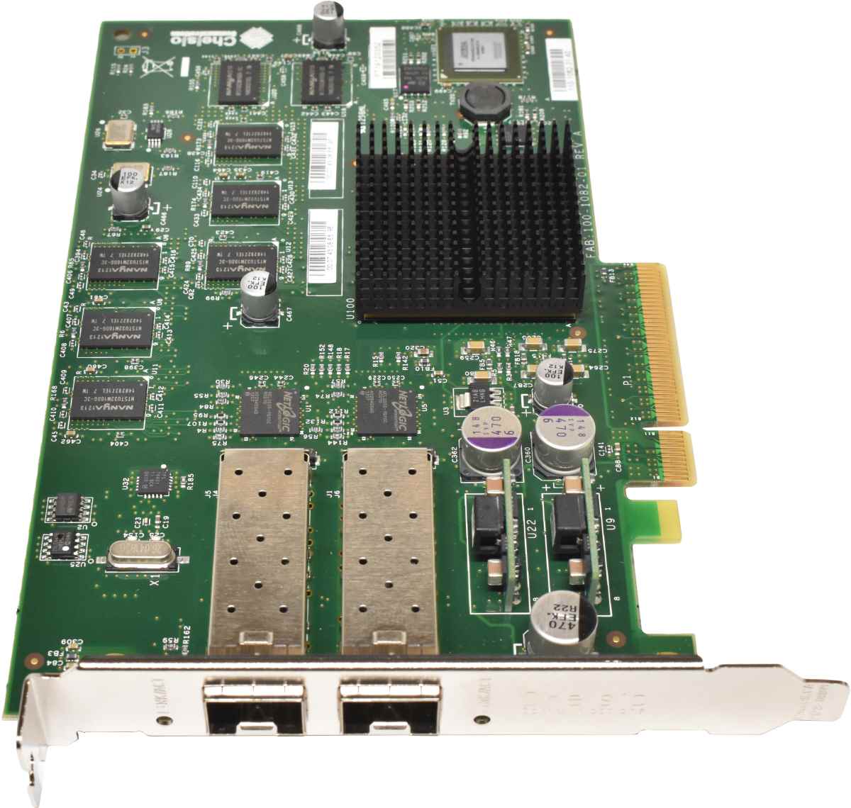 Chelsio 110-1082-31 Dual-Port 10G FC HBA PCIe x8 FP Chelsio 110-1082-31 Dual-Port 10G FC HBA PCIe x8 FP