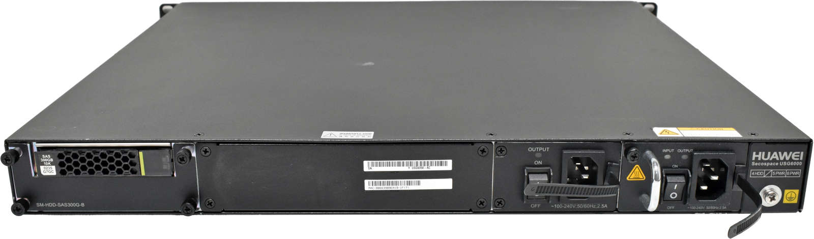 Huawei Secospace USG6350 6-Port RJ-45 GE Firewall 2x 1G SFP + Module SM-HDD-SAS300G-B