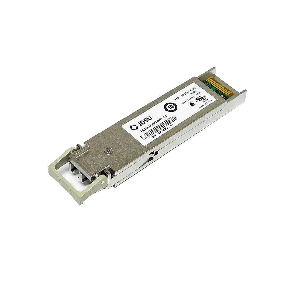 JDSU-PLRXXL-SC-S43-C1-10GBASE-SR-XFP-Transceiver-3-002.jpg JDSU PLRXXL-SC-S43-C1 10GBASE-SR XFP Transceiver 300m MMF 850nm