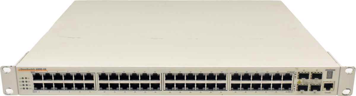 Alcatel OmniSwitch OS6800-48 48-Port RJ-45 stackable GE Switch 4x 1G SFP Alcatel OmniSwitch OS6800-48 48-Port RJ-45 stackable GE Switch 4x 1G SFP