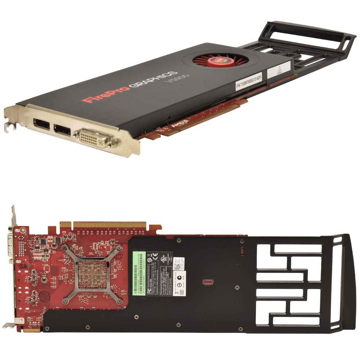 AMD Dell FirePro V5900 Graphics Card/Grafikkarte 05DRVJ 2x Display Port 1x DVI-I HP AMD FirePro V5900 Graphics Card/Grafikkarte 654595-001 2GB SDRAM GDDR5