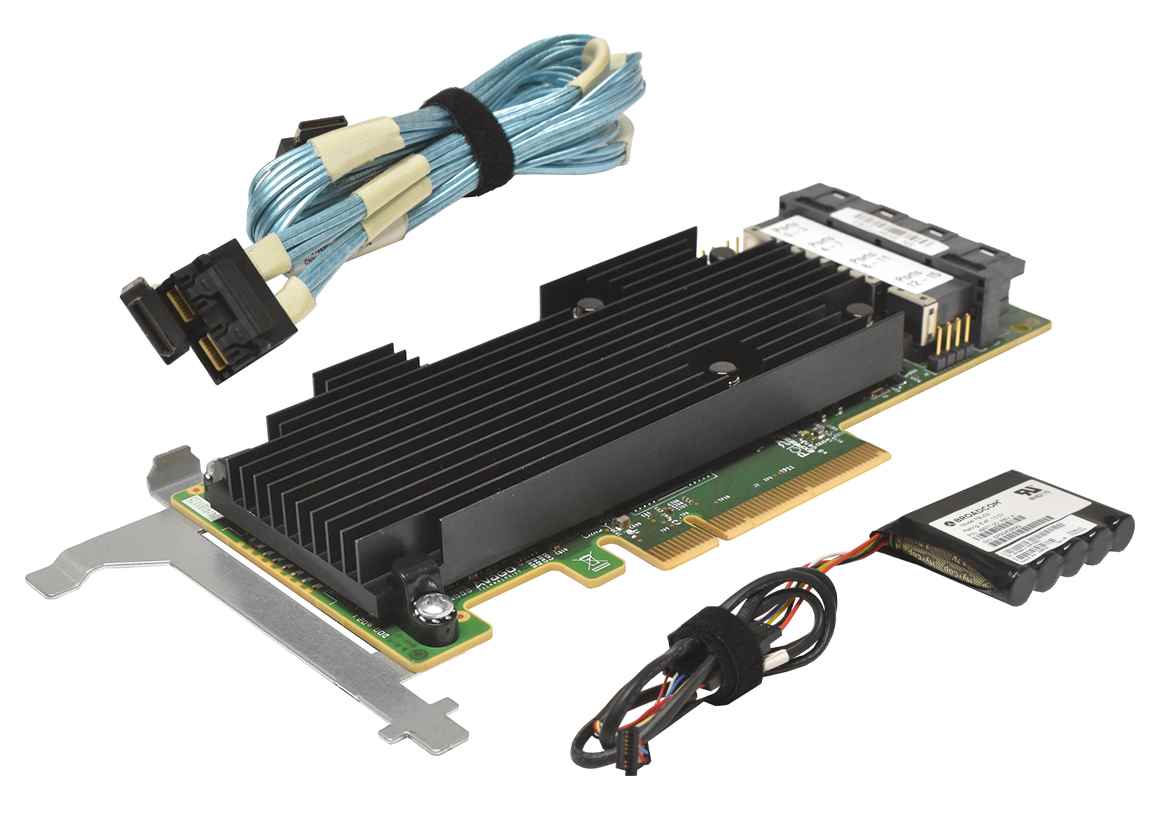 Sun Oracle 9361-16I 7332895 16-Port 12G SAS SATA RAID Controller PCIe x8 für X7-2 + BBU + Kabel