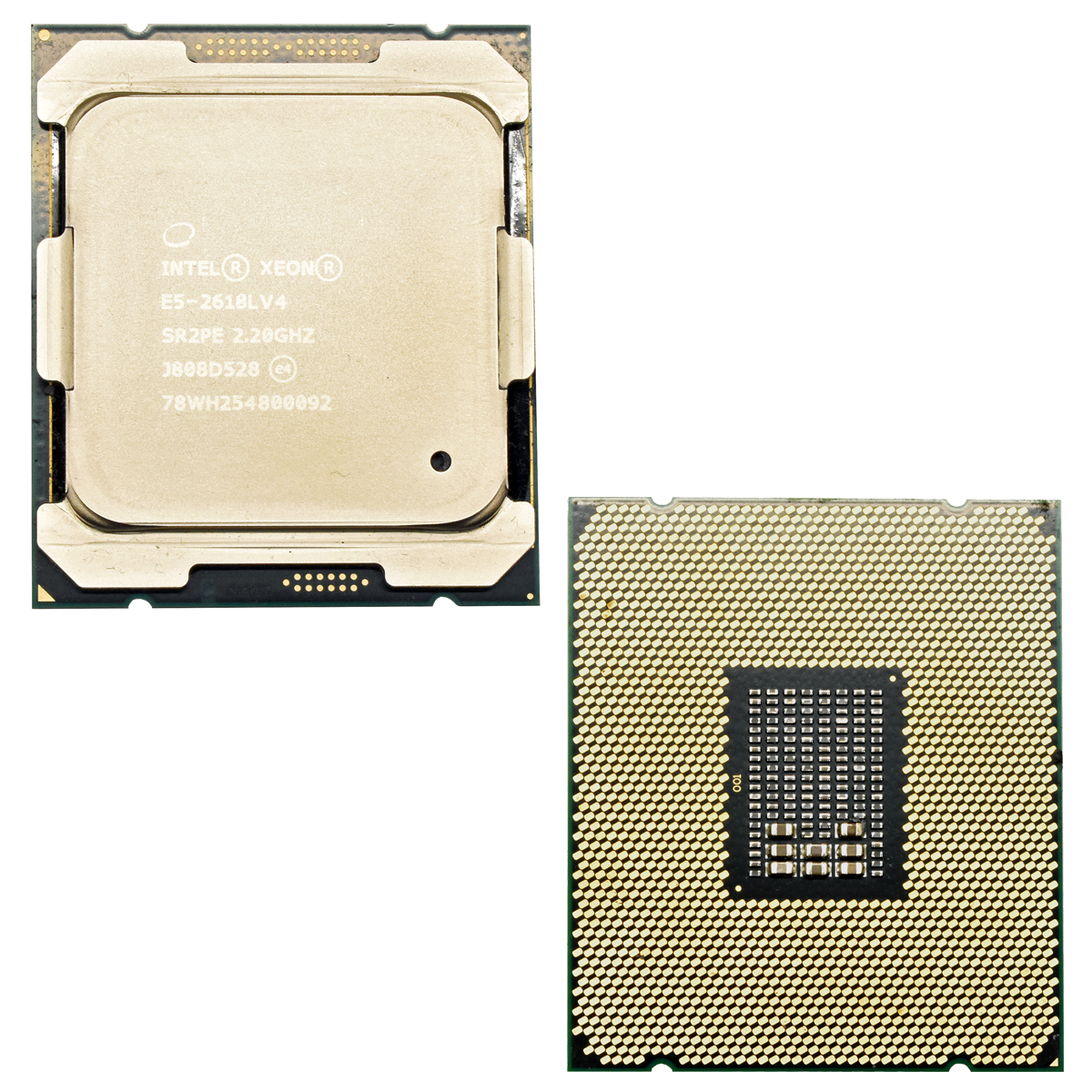 Intel Xeon Processor E5-2618L V4 10-Core 25 MB Cache, 2.20 GHz FCLGA 2011-3 SR2PE Intel Xeon Processor E5-2618L V4 10-Core 25 MB Cache, 2.20 GHz FCLGA 2011-3 SR2PE