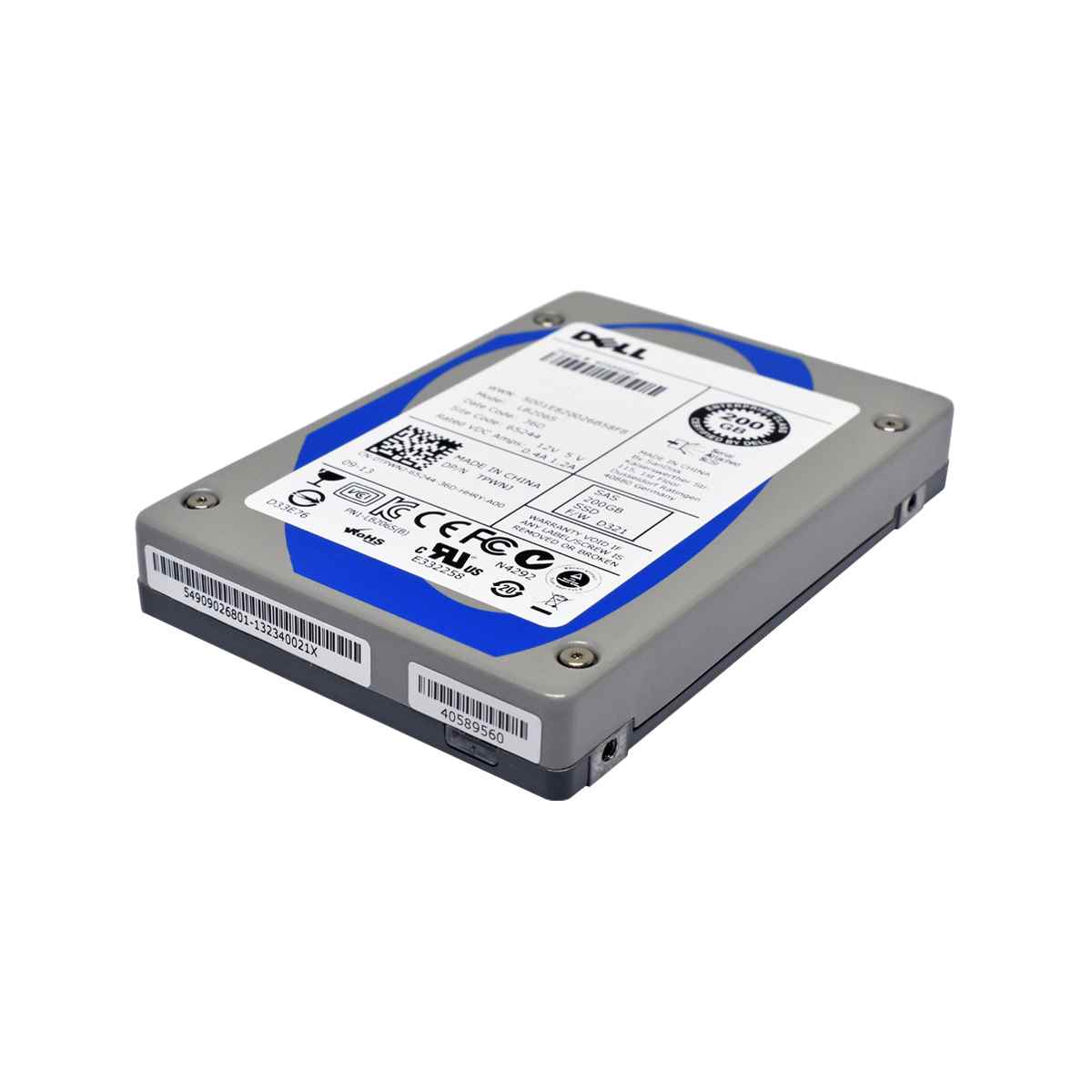 Dell 400GB SAS 6 Gbps 2.5“ Solid State Drive (SSD) LB406S 08NW1H
