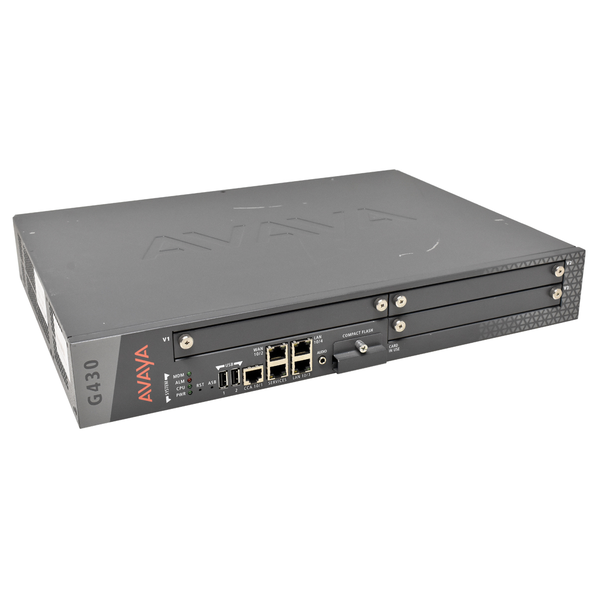 Avaya G430 700476393 3-Slot Media Gateway Avaya G430 700476393 3-Slot VoIP IP Media Gateway