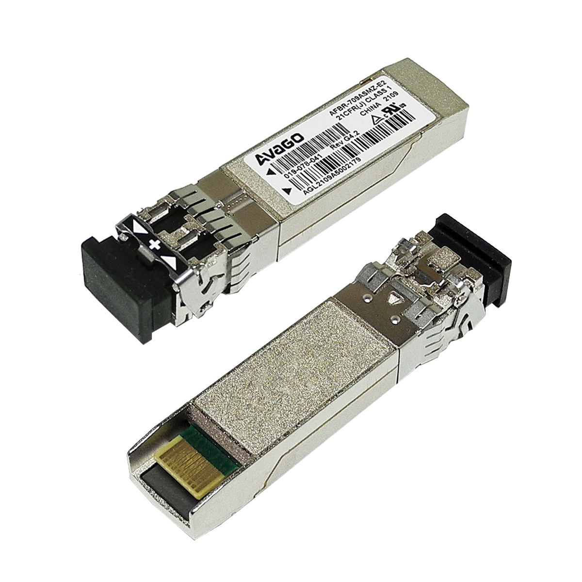 AVAGO EMC AFBR-709ASMZ-E2 10GBASE FC SFP+ SR 850 nm Transceiver 019-078-041 AVAGO EMC AFBR-709ASMZ-E2 10GBASE FC SFP+ SR 850 nm Transceiver 019-078-041
