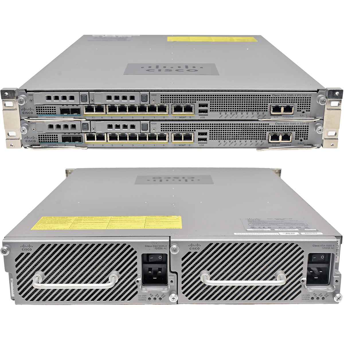 Cisco ASA 5585 Stateful Firewall + ASA 5585-X IPS SSP-10 + ASA5585-X SSP-10 68-3227-07