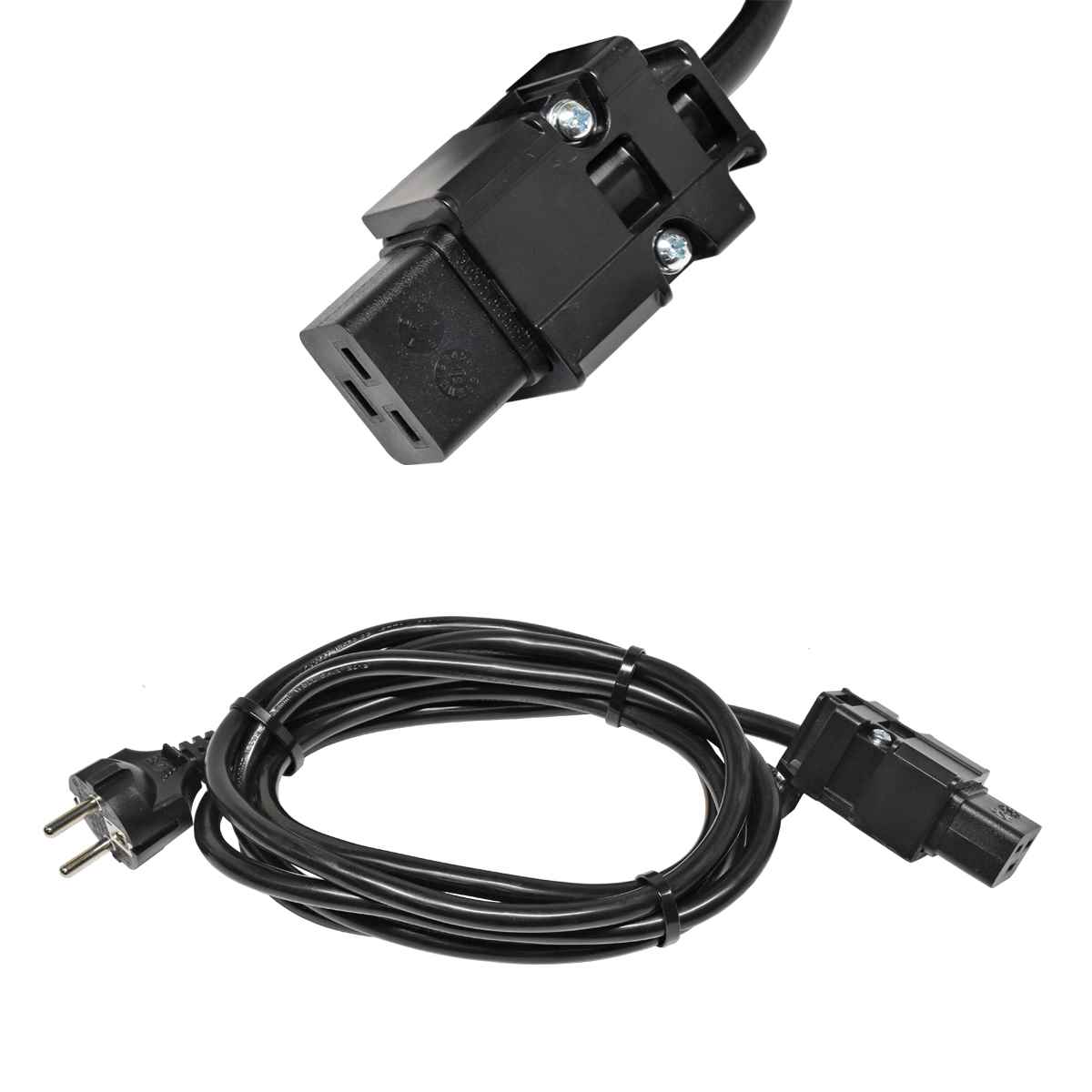 Netzkabel 2,3m Schuko - C19 NSW24707 für F5 Networks Viprion C2400 ADC