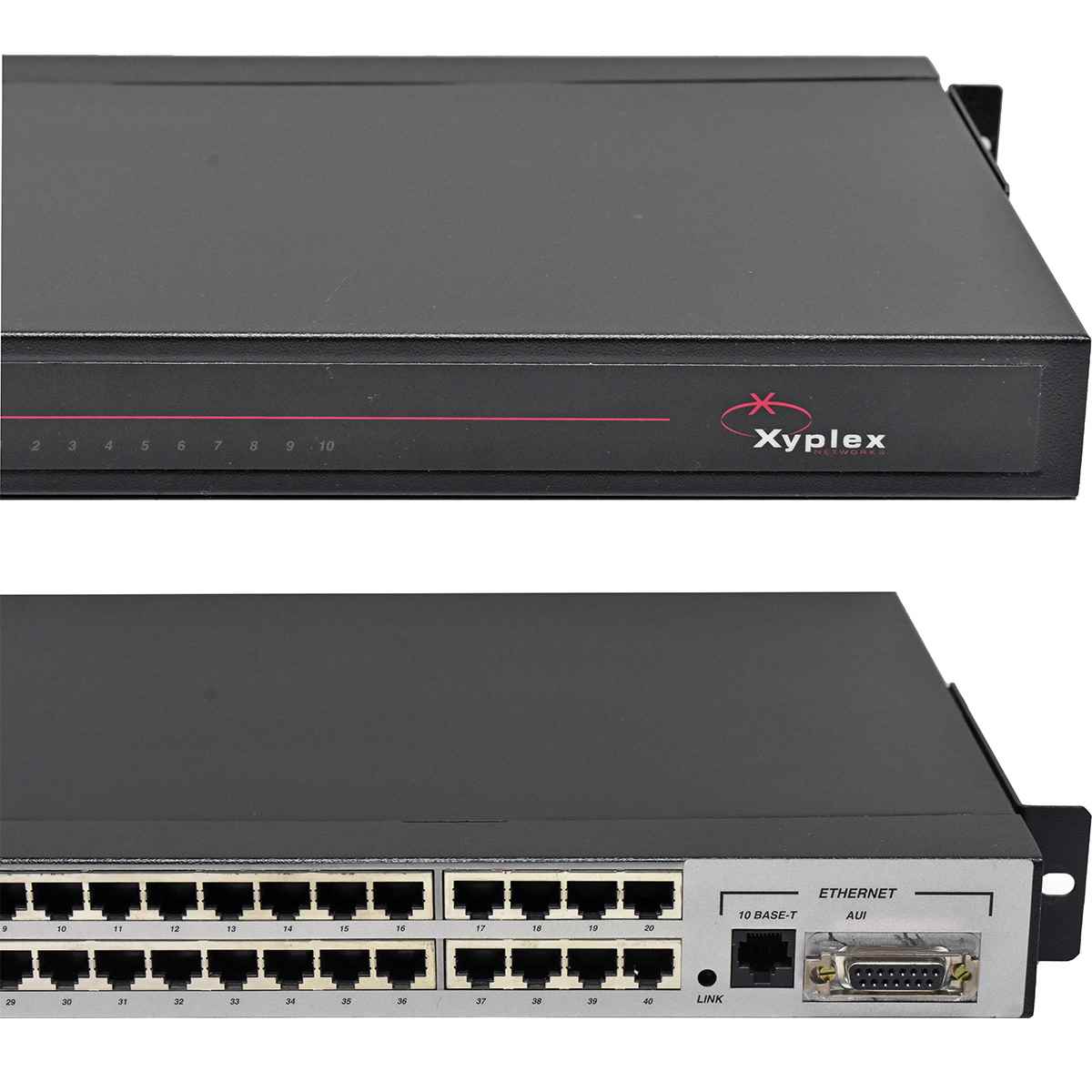 Xyplex MaxServer 40 AD-1640-014 40-Port Terminal Server +Rack Ears Xyplex MaxServer 40 AD-1640-014 40-Port Terminal Server +Rack Ears