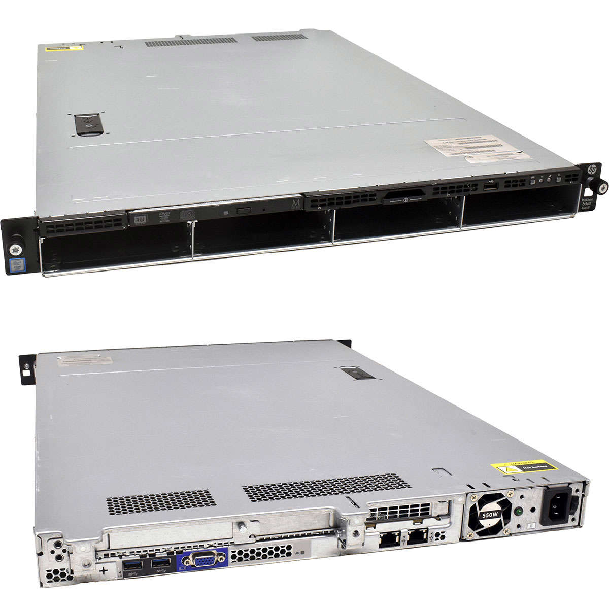 HP ProLiant DL160 G9 Server ohne CPU 0GB RAM 1x HS 4x LFF 3,5 1xPSU 1HE B140i