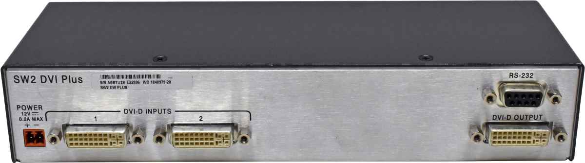 Extron SW2 DVI Plus DVI Switcher + Power Supply