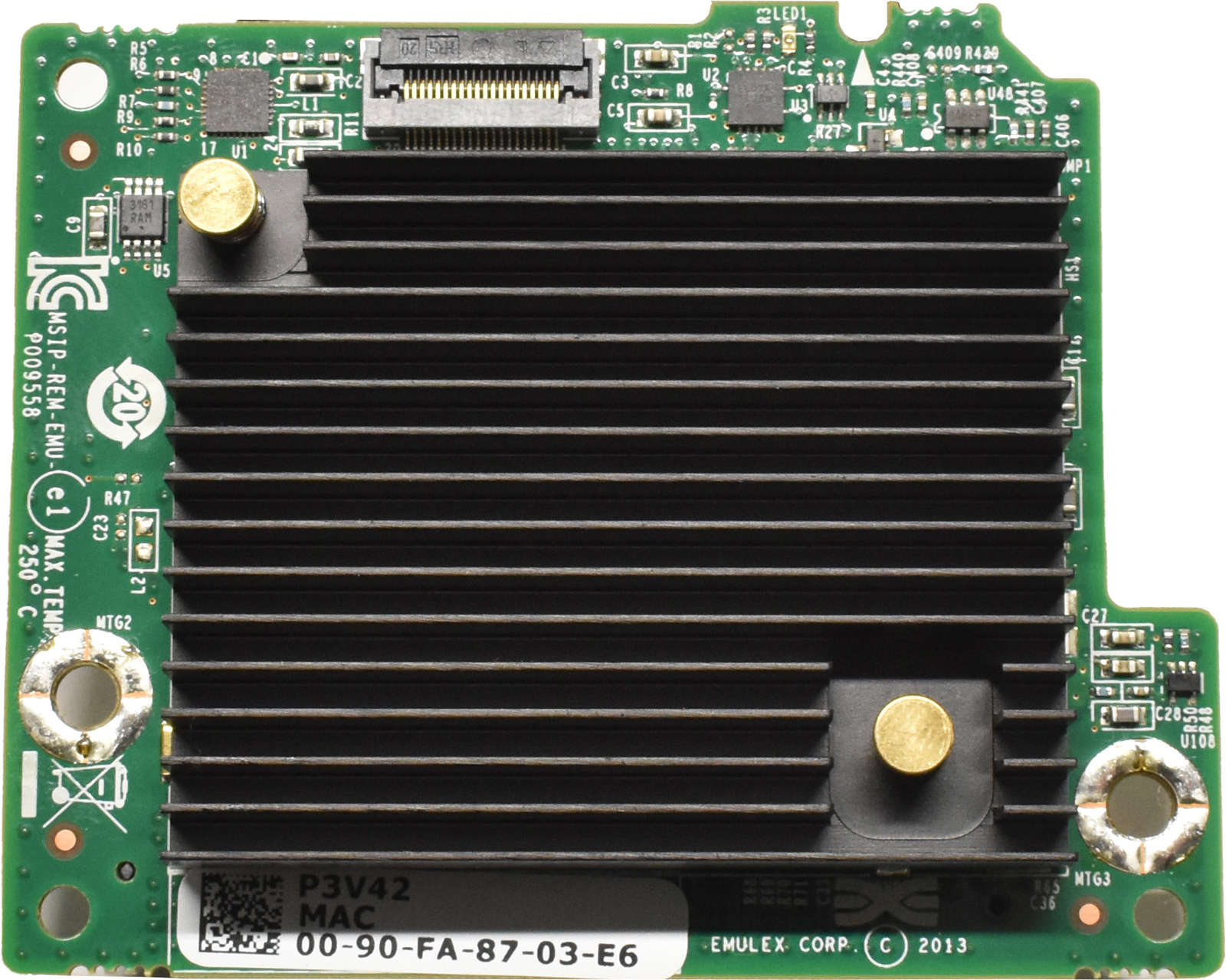 Dell Emulex P009558-21K 10G Dual Port Blade Network Daughter Card 0P3V42