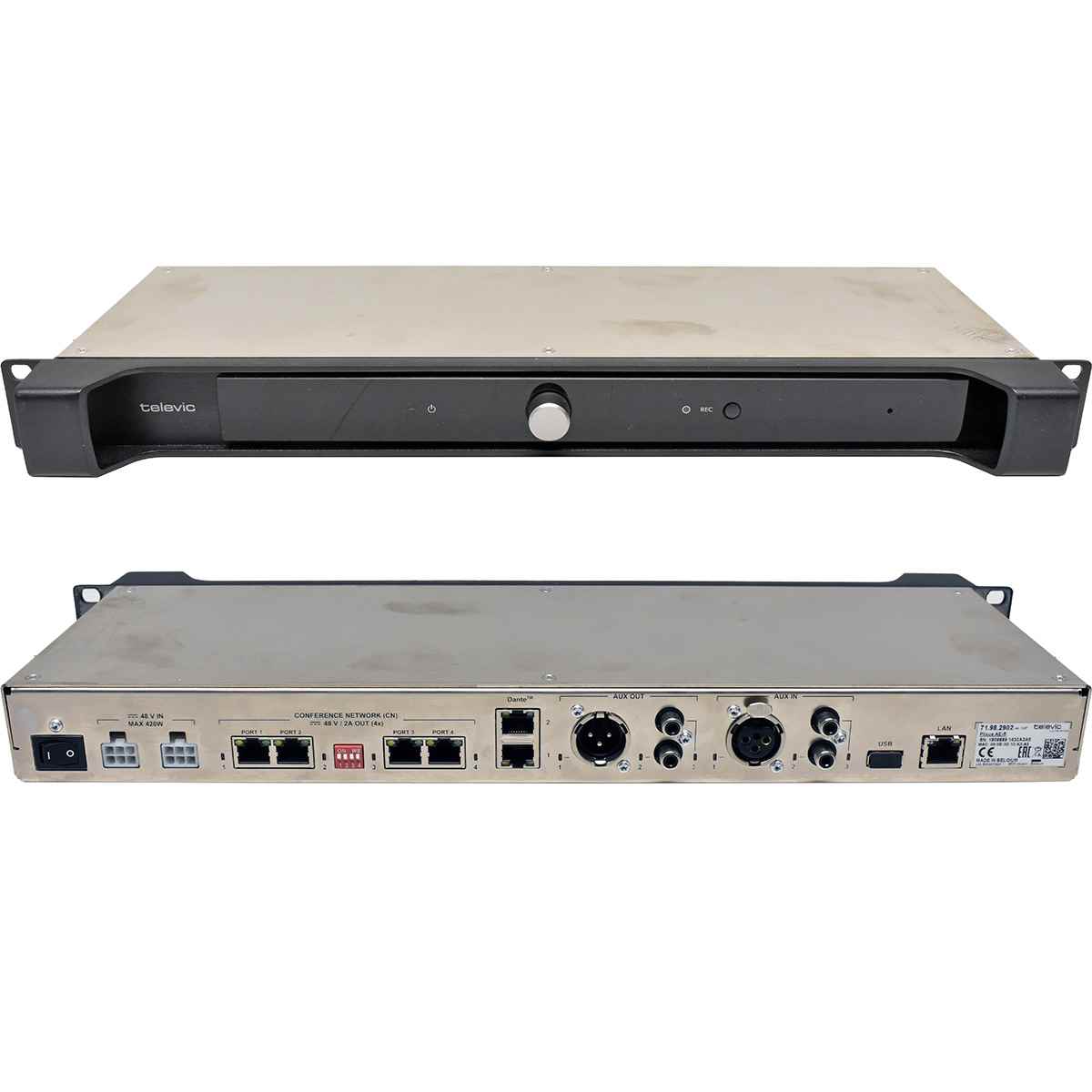 Televic Plixus AE-R 71.98.2902 Control Center for Conference Systems no PSU +Rack Ears Televic Plixus AE-R 71.98.2902 Control Center for Conference Systems no PSU +Rack Ears
