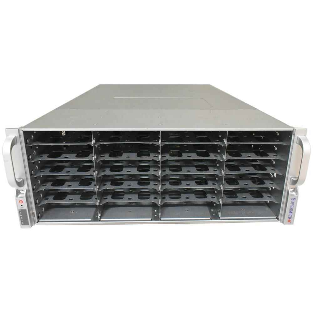 Supermicro CSE-847 X8DT3-LN4F Rev. 2.01 2x Intel E5620 2.40GHz 96GB RAM 36x LFF 3,5