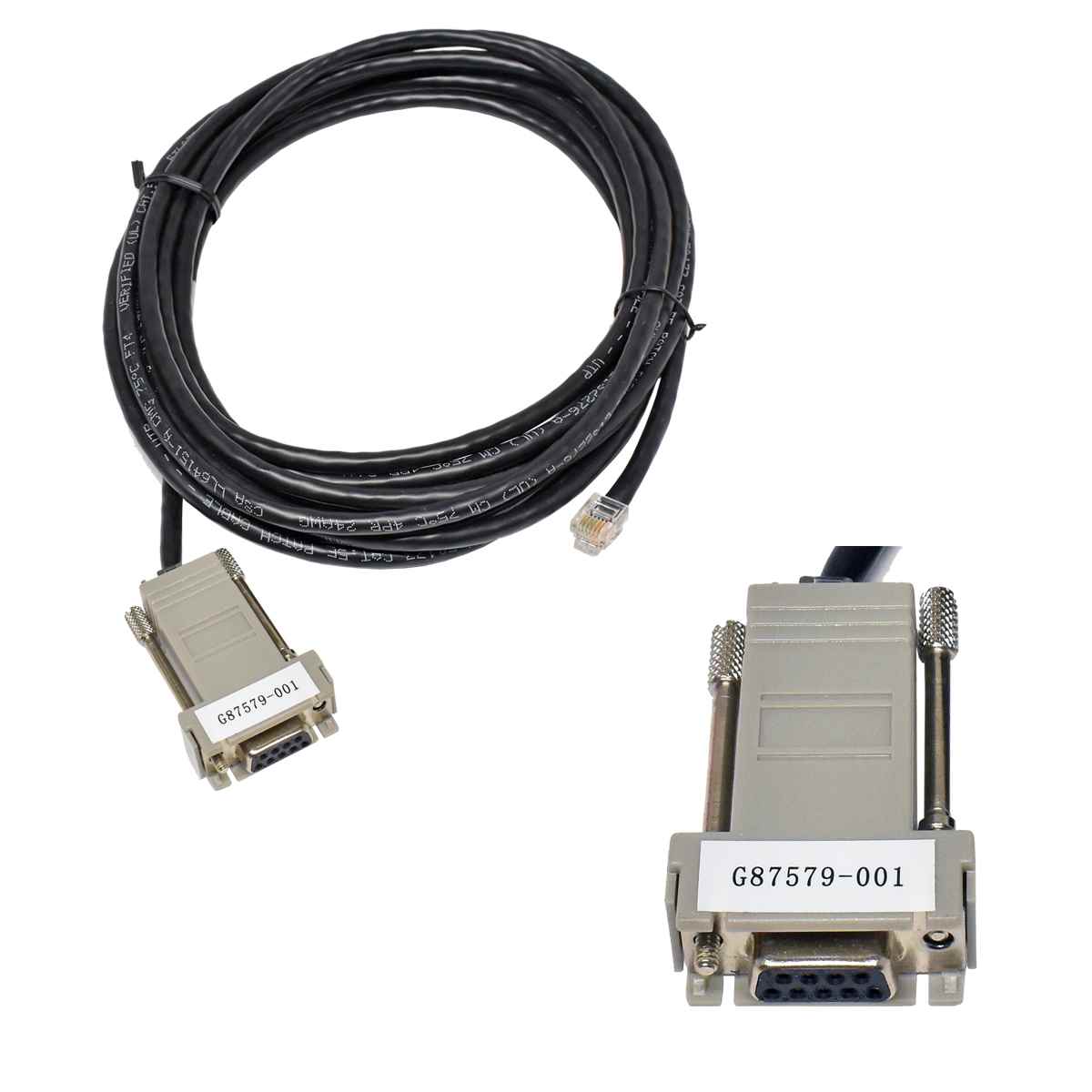 RS Pro Sub-D Adapter 9 polig - RJ-45 G87579-001 + 4m Datenkabel 200600-001 RJ-11 - RJ-11 RS Pro Sub-D Adapter 9 polig - RJ-45 G87579-001 + 4m Datenkabel 200600-001 RJ-11 - RJ-11