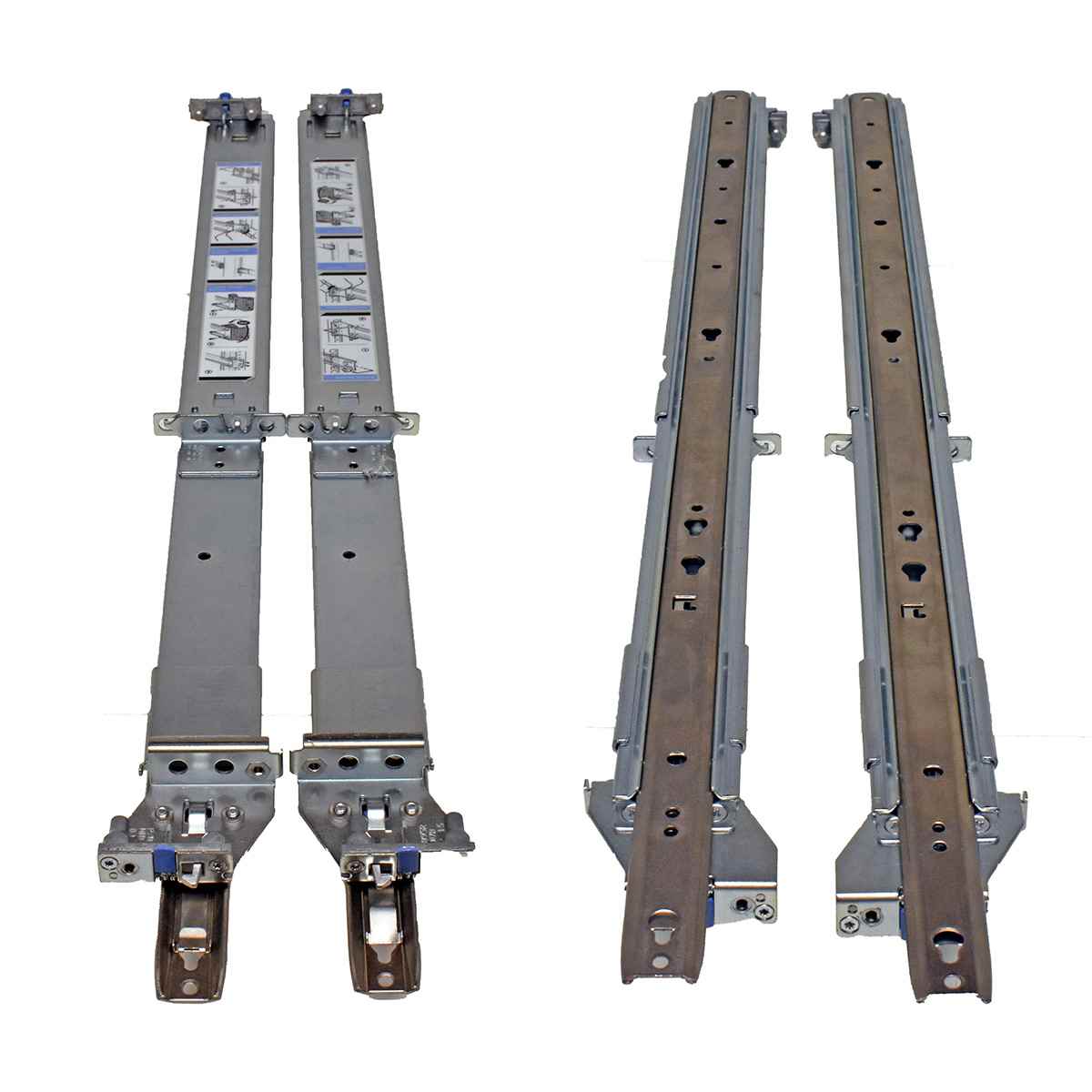 Dell M286R D919R Rack Rails Set for R520 R720 R720XD R730 R830 Dell M286R D919R Rack Rails Set for R520 R720 R720XD R730 R830