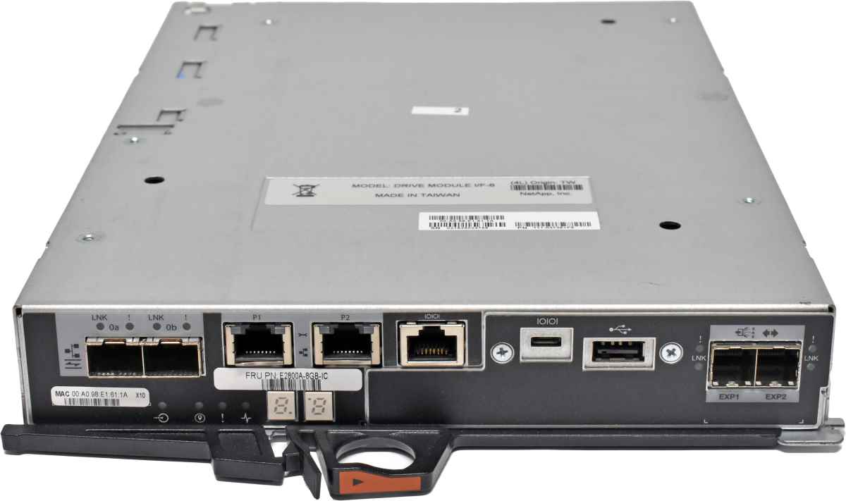 NetApp E2800 Controller für E-Series E2800A-8GB-IC 111-03736 2x 16G/10GE SFP+