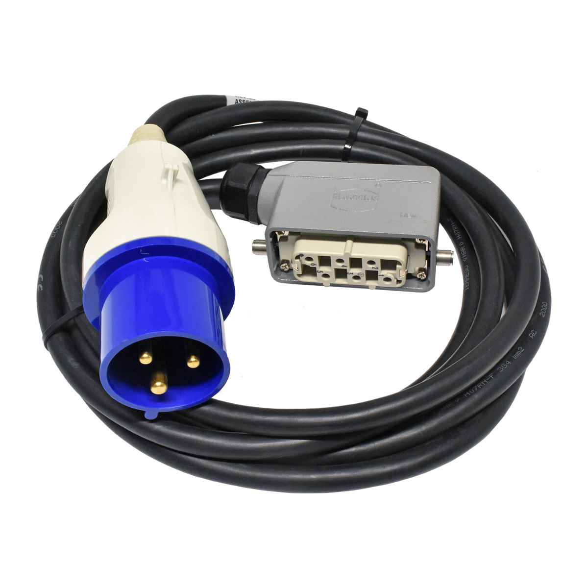 Sun Harting 4m 250V 32A 3-Phasen Serverschrank-Stromkabel 530-2675-01 180-1955-01 180-1944-01 IEC60309 - Han6HSB Sun Harting 4m 250V 32A 3-Phasen Serverschrank-Stromkabel 530-2675-01 180-1955-01 180-1944-01 IEC60309 - Han6HSB