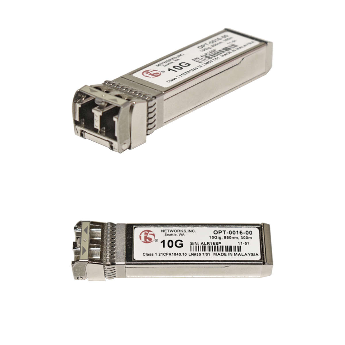 F5-Networks-Original-10GbE-SR-SFP-FC-DDM-Transceiv-001.jpg F5 Networks Original 10GbE SR SFP+ FC DDM Transceiver Module OPT-0016-00