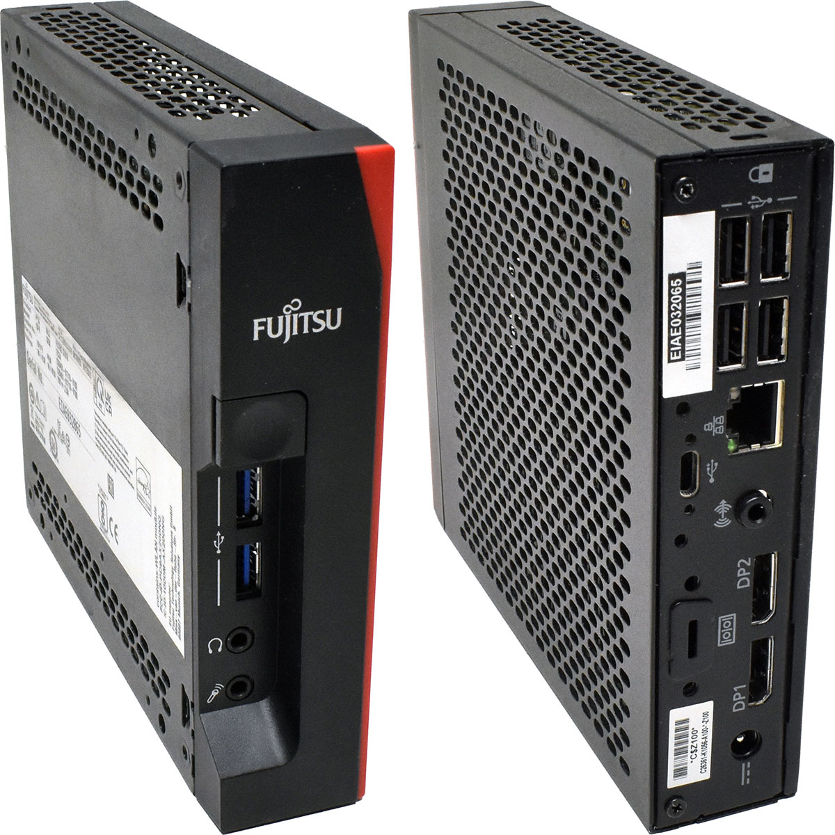 Fujitsu Futro S7010 ThinClient Intel J4125 2.0GHz 4GB RAM 32GB SSD WLAN Standfuß Netzteil
