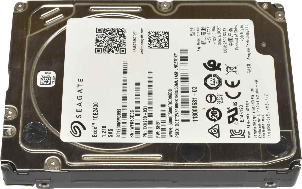 Seagate 1.2TB 2.5" 10K 12G SAS HDD Festplatte ST1200MM0099 1XH230-031